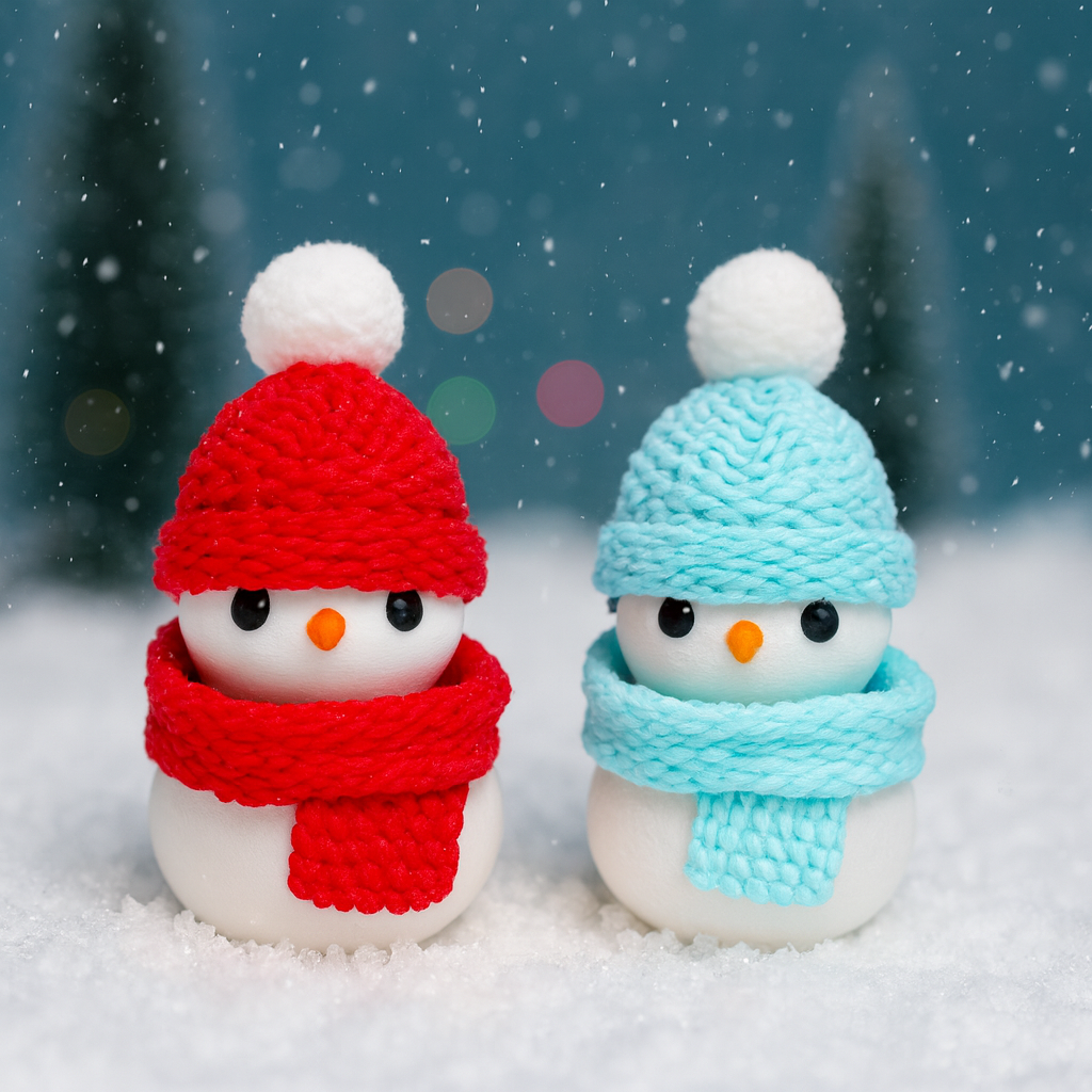 Snowman Fidget Clickers Christmas Gift