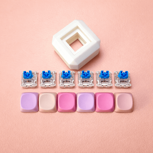 Classic 6-Key Fidget Clicker Cube Switch Tester Mini Keyboard