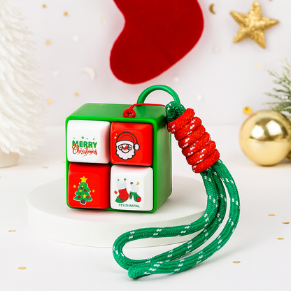 Christmas Songs Fidget Keychain Light Up