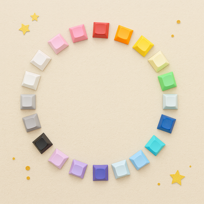 DSA Low-Profile PBT Keycaps Set