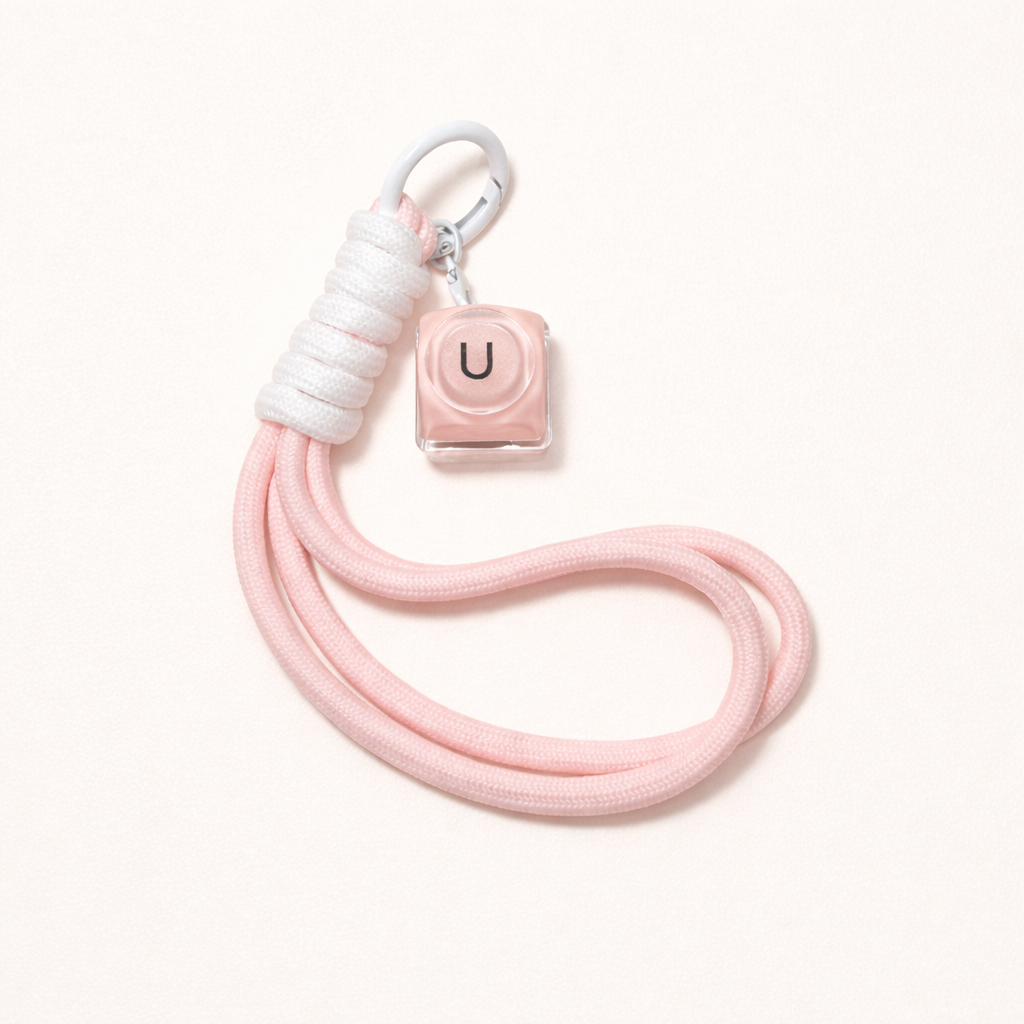 Custom 4, 5, 6 Key Letter Keyboard Fidget Keychain