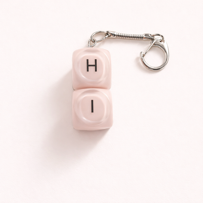 Custom 4, 5, 6 Key Letter Keyboard Fidget Keychain