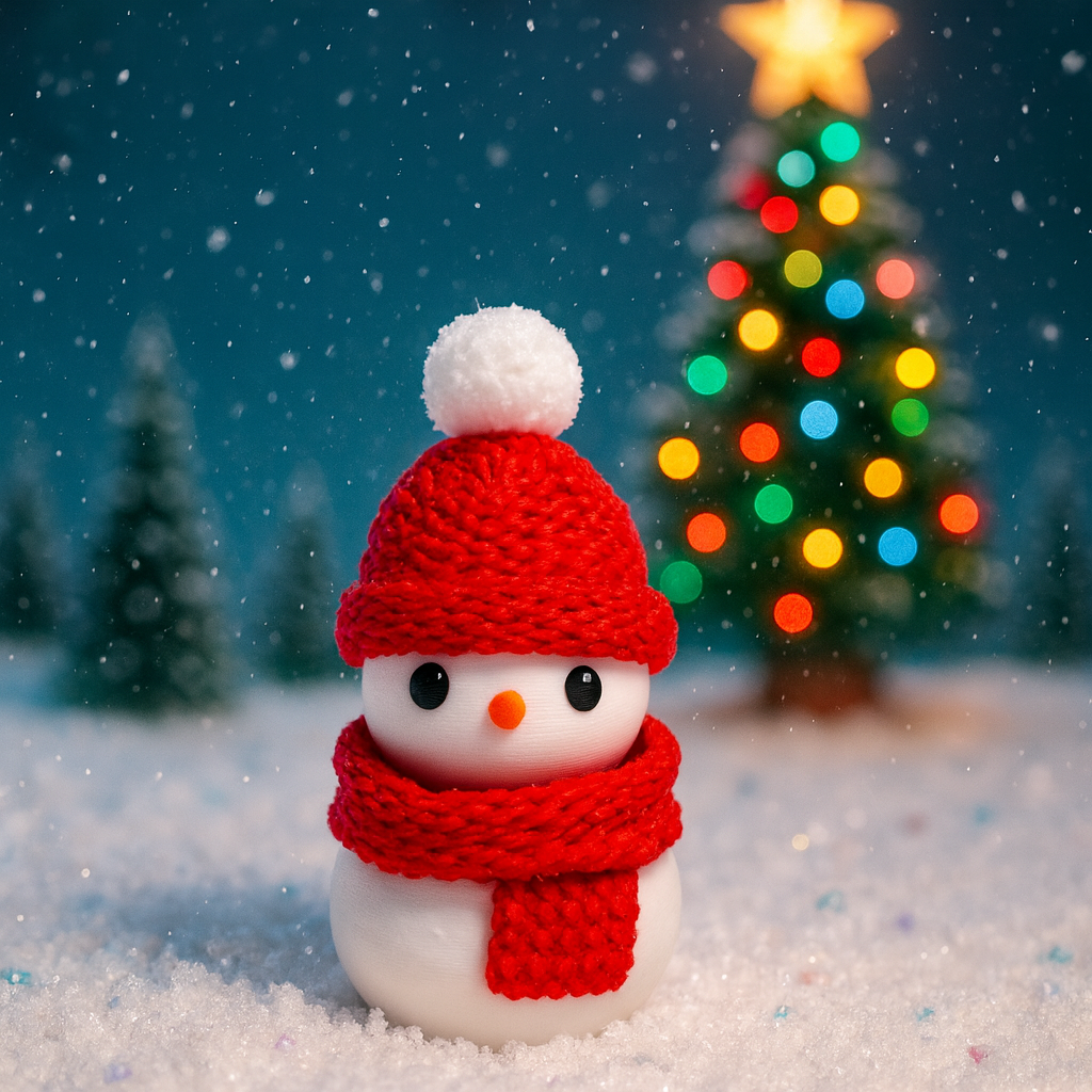 Snowman Fidget Clickers Christmas Gift