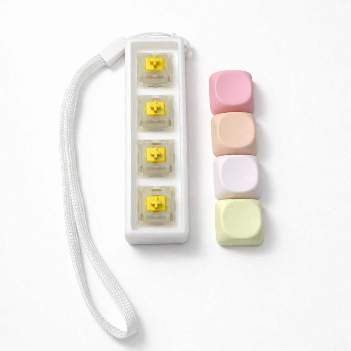 Custom 4-Key MOA Keyboard Fidget Clicker Switch Tester