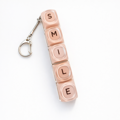 Custom 4, 5, 6 Key Letter Keyboard Fidget Keychain
