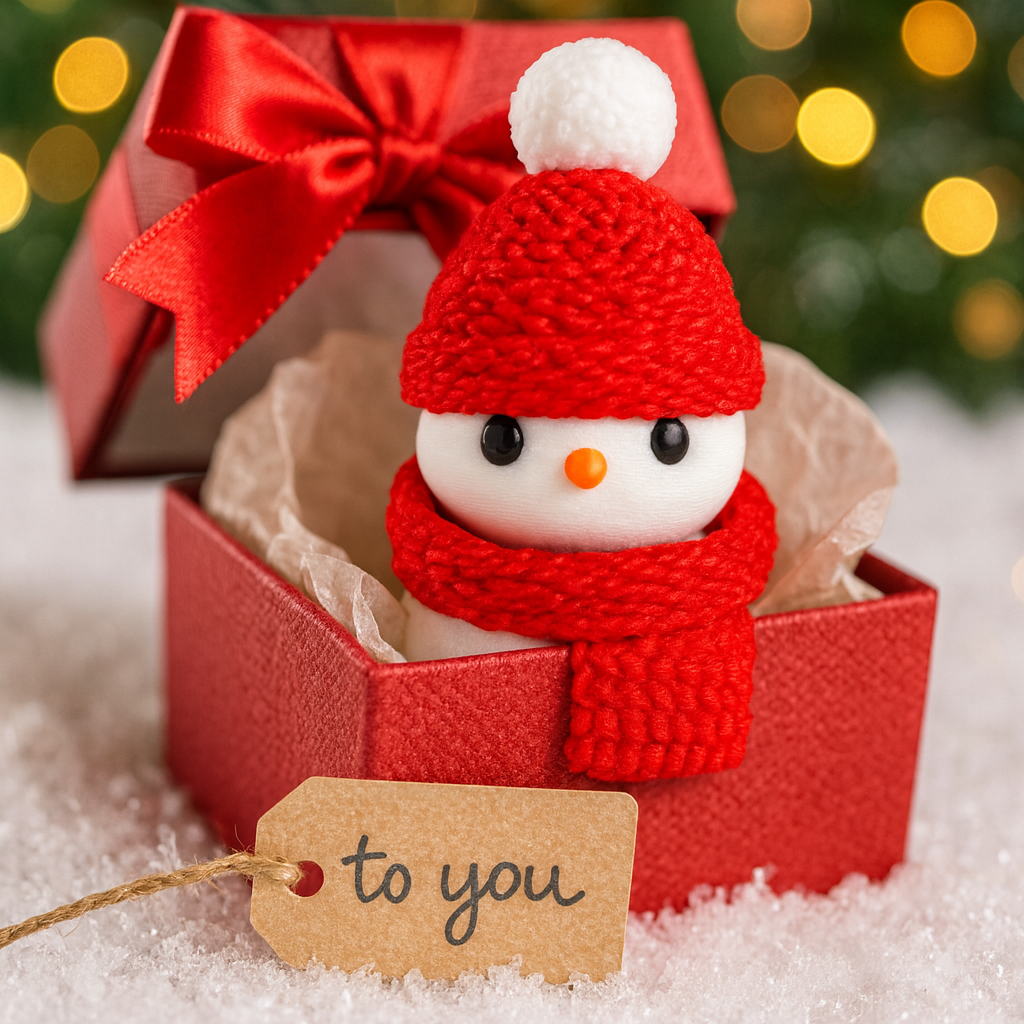 Snowman Fidget Clickers Christmas Gift