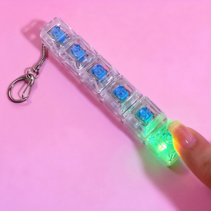 4-Key Keyboard Fidget with RGB Light
