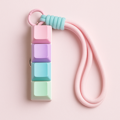 Custom 4-Key Mechanical Keyboard Fidget Clicker – DSA Profile Keycaps