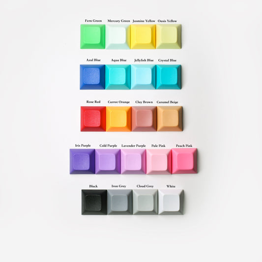 DSA Keycap Set – Low Profile, Durable PBT Material for Mechanical Keyboards