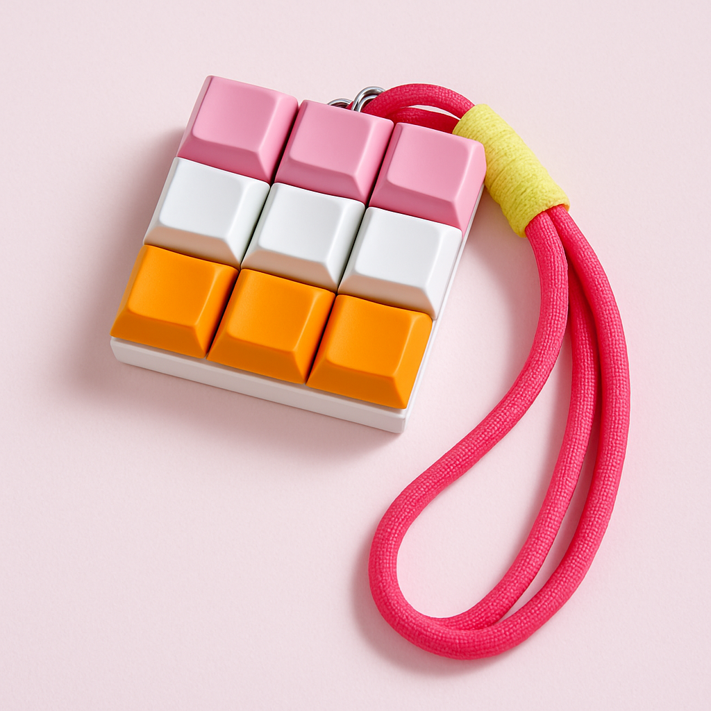 Custom 9 Key Mechanical Keyboard Fidget Toy