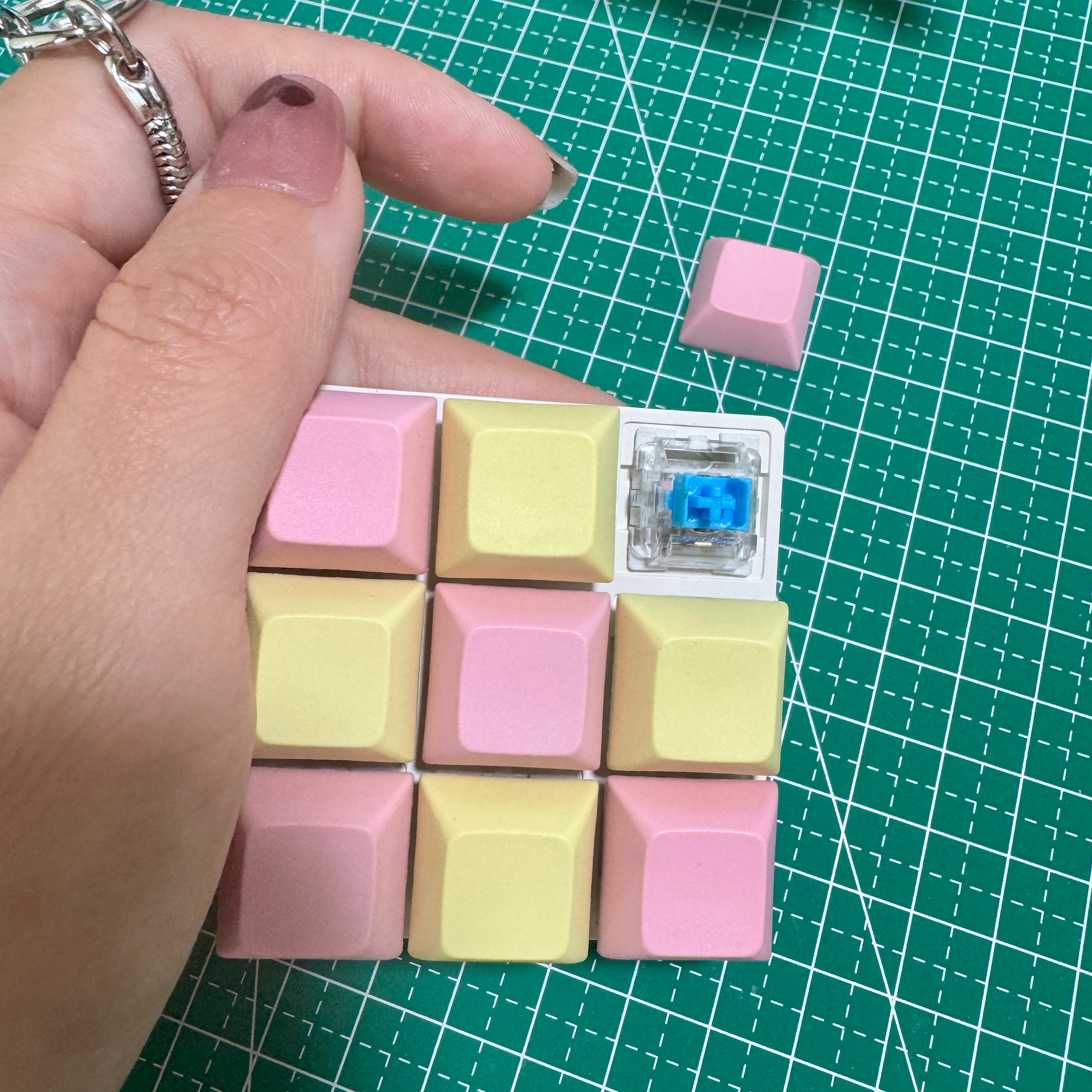 Custom 9 Key Mechanical Keyboard Fidget Toy