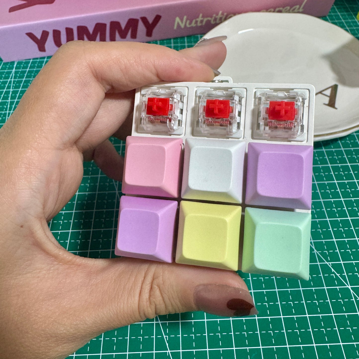 Custom 9 Key Mechanical Keyboard Fidget Toy