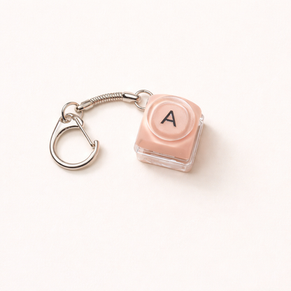 Custom 4, 5, 6 Key Letter Keyboard Fidget Keychain