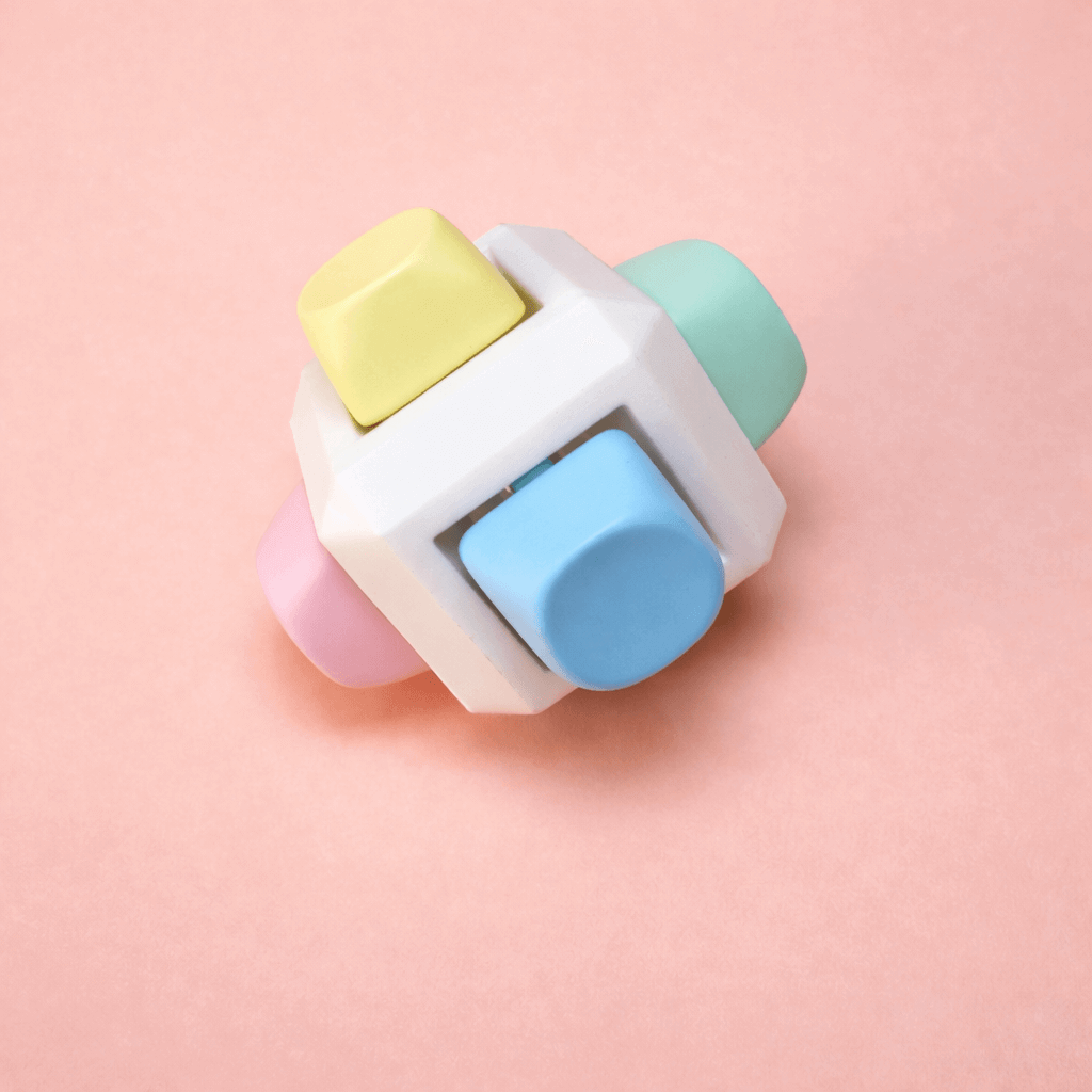 Classic 6-Key Fidget Clicker Cube Switch Tester Mini Keyboard