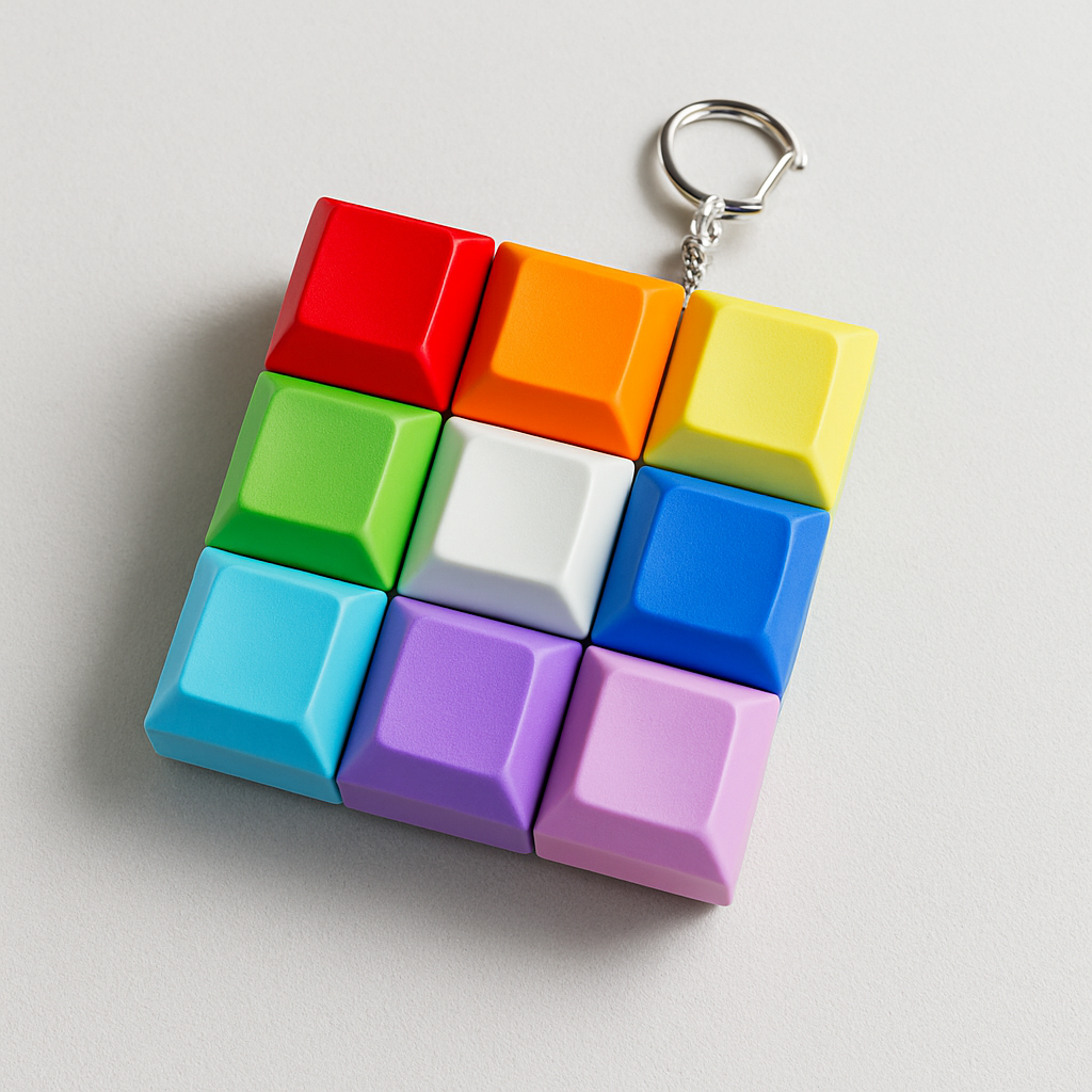 Custom 9 Key Mechanical Keyboard Fidget Toy