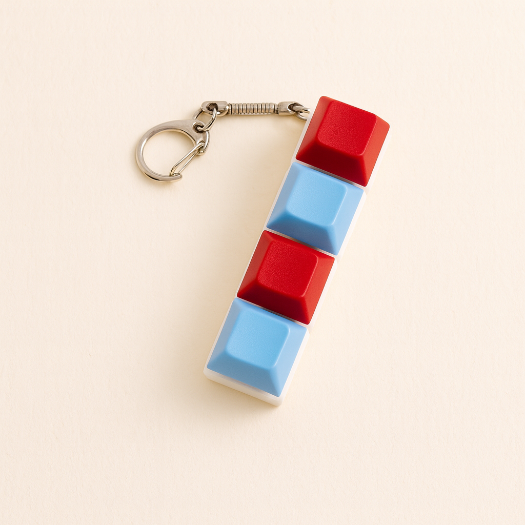 Custom 4-Key Mechanical Keyboard Fidget Clicker