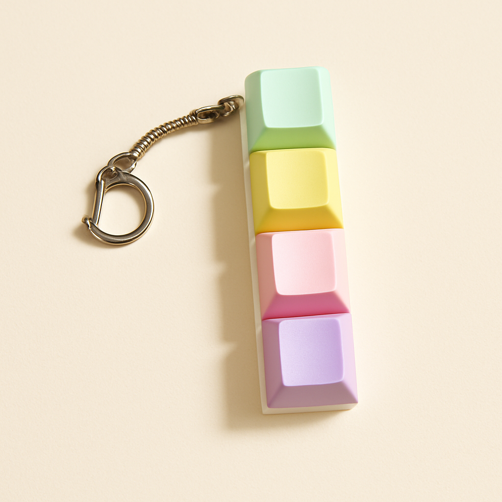 Custom 4-Key Mechanical Keyboard Fidget Clicker