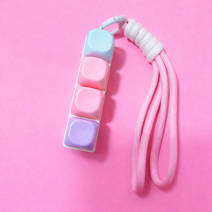 Classic 4-Key MOA Jelly Key Caps Keyboard Fidget Clicker