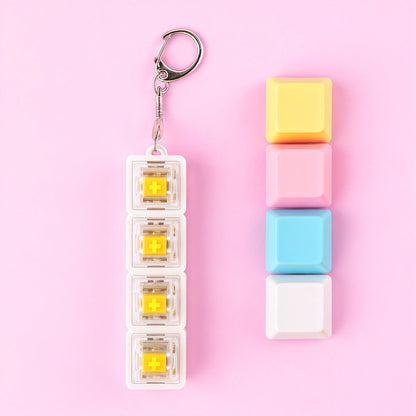 Custom 4-Key Mechanical Keyboard Fidget Clicker