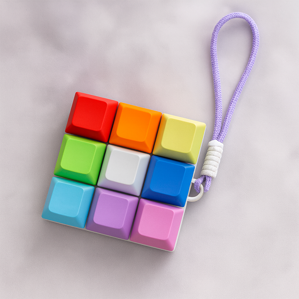 Custom 9 Key Mechanical Keyboard Fidget Toy