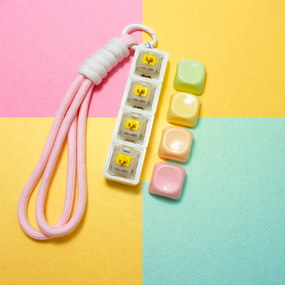 Classic 4-Key MOA Jelly Key Caps Keyboard Fidget Clicker