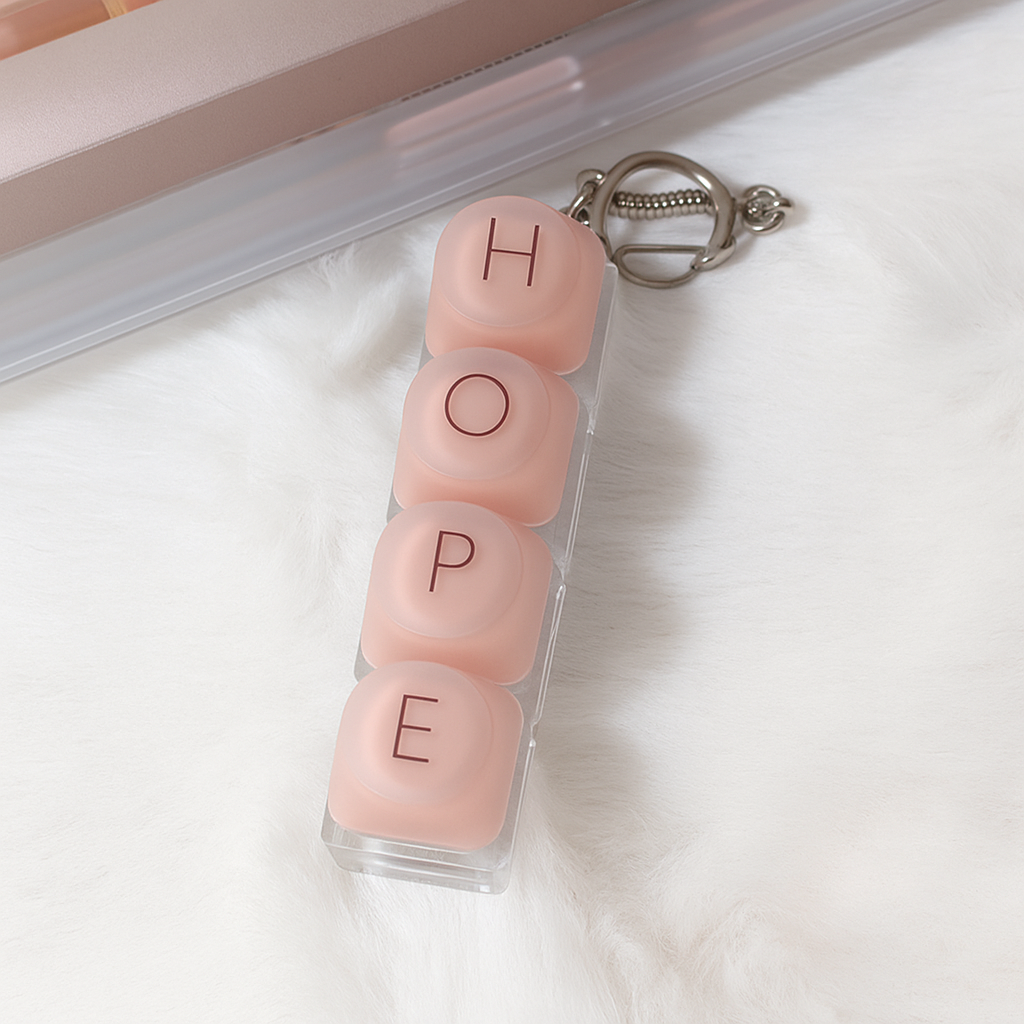 Classic 4 Key Letter Fidget Keychain