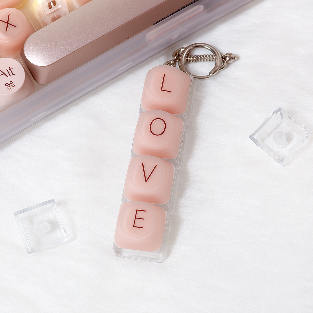 Classic 4 Key Letter Fidget Keychain