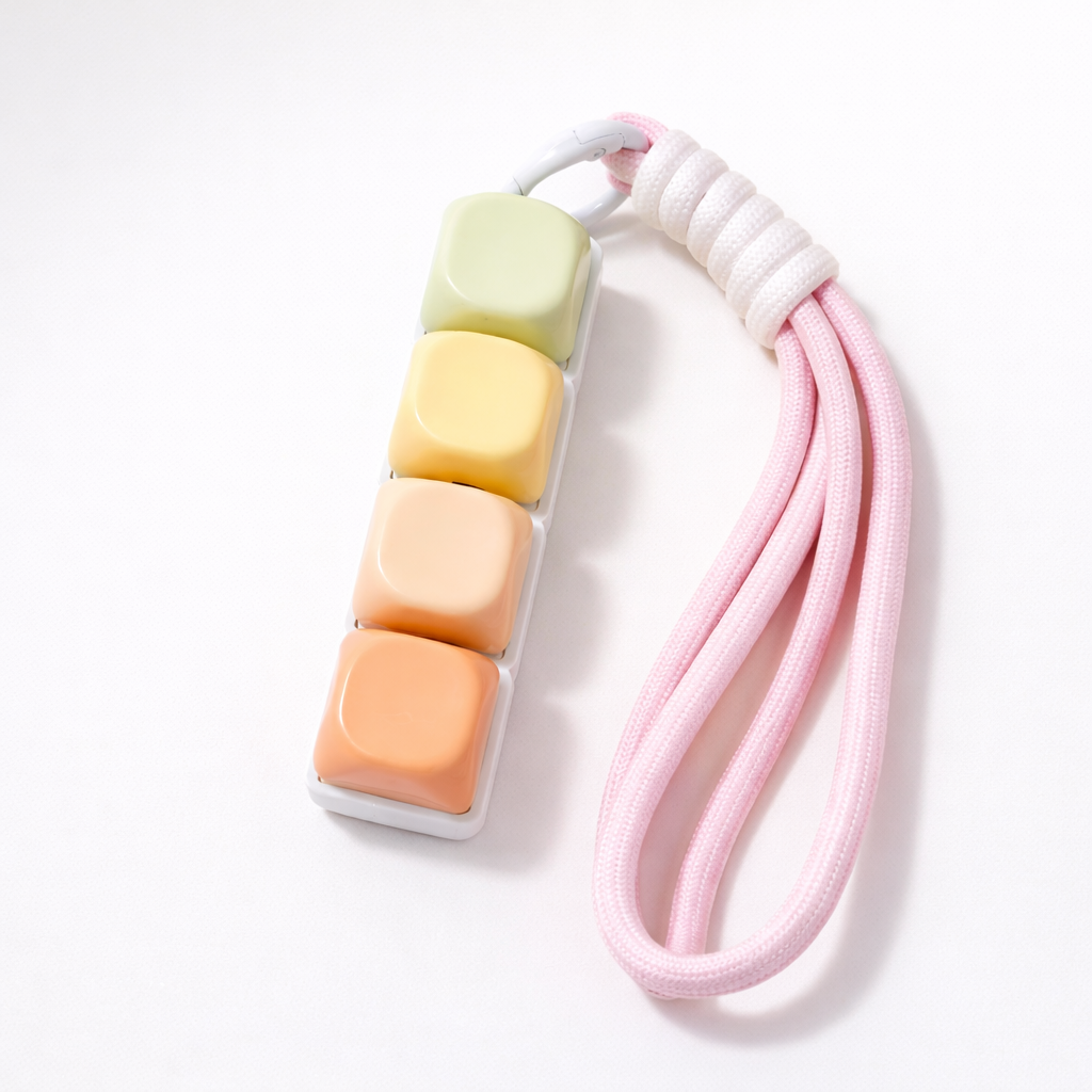 Custom 4-Key MOA Jelly Key Caps Keyboard Fidget Clicker