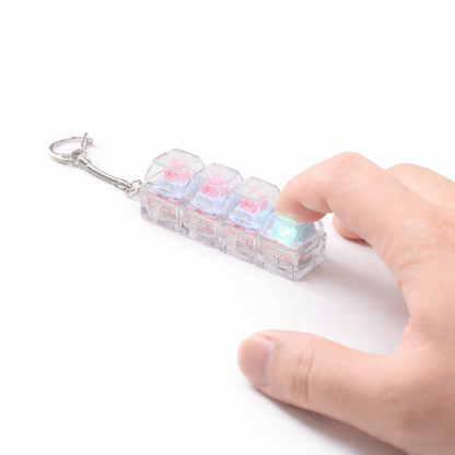 4-Key Keyboard Fidget with RGB Light
