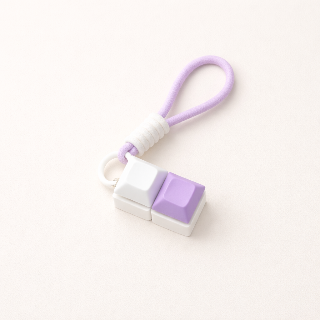 Custom 2-Key Mechanical Keyboard Fidget Clicker – DSA Profile Keycaps